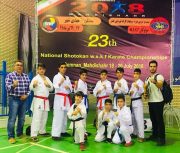 درخشش ورزشکاران ساوجی در رقابت های کاراته قهرمانی کشور