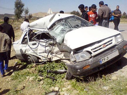 مصدوم شدن ۷ نفر در ️سانحه رانندگی روستای جوشقان نوبران