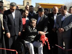 گزارش تصویری از افتتاح پروزه های شهرداری توسط استاندار مرکزی