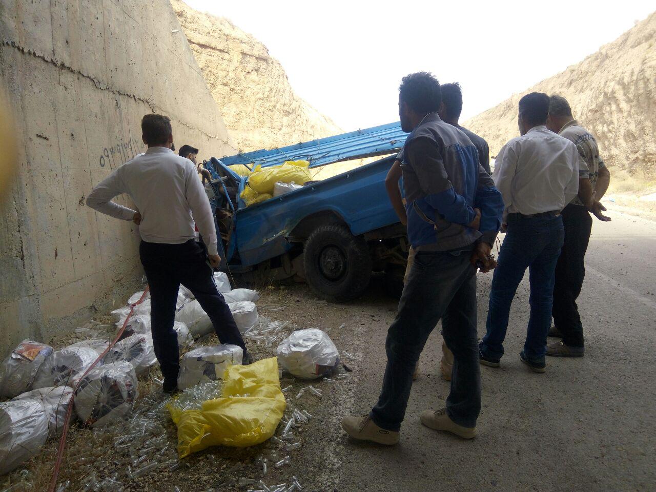 حادثه رانندگی در محور ساوه – همدان دو کشته و مجروح بر جا گذاشت