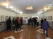 برگزاری نمایشگاه خوشنویسی به مناسبت هفته بصیرت در ساوه